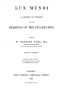 [Gutenberg 46478] • Lux Mundi: A Series of Studies in the Religion of the Incarnation, / 10th Edition, 1890